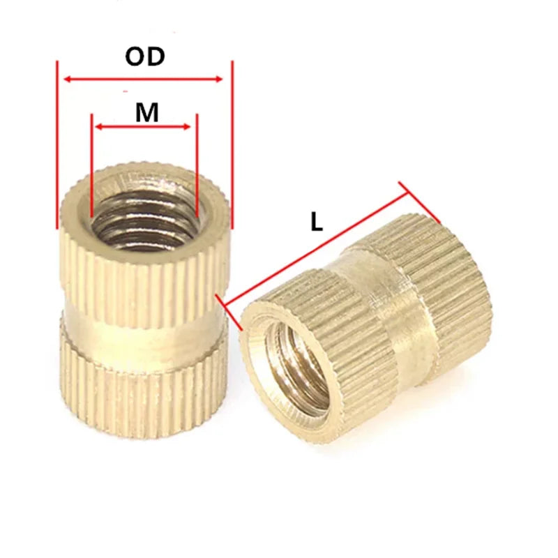 150pcs M3 Brass Knurled Insert Nuts Kit – 7 Sizes | JARBLUE Brass Insert Nuts Richie's