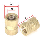 150pcs M3 Brass Knurled Insert Nuts Kit – 7 Sizes | JARBLUE Brass Insert Nuts Richie's