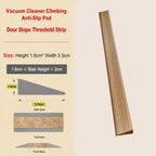 1M Silicone Threshold Ramp Strip for Robot Vacuums & Bikes Threshold Ramp Strip Richie's YellowH-1.6cmW-5.5cm