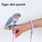 Adjustable Breathable Parrot Flight Harness & Walking Leash Bird Flight Harness Richie's Purple-Style1