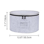 Zippered Felt Storage Bag – Multi-Use Home Organizer Bucket Felt Storage Organizer Richie's XL