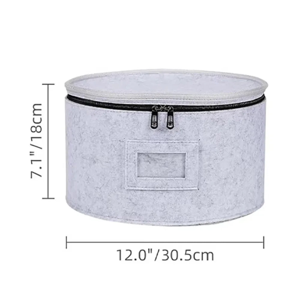 Zippered Felt Storage Bag – Multi-Use Home Organizer Bucket Felt Storage Organizer Richie's XL