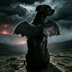 Dog Wing Costume – Angel & Fantasy Wings for Dogs S/M/L Dog Costume Wings Richie's Black-S