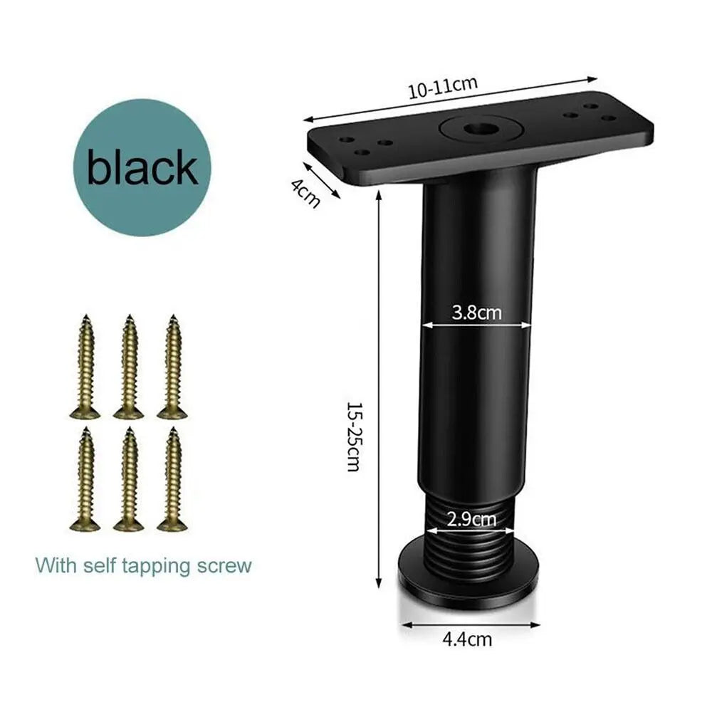 Telescopic Furniture Leg Adjustable Bed Cabinet Support Replacement Furniture Leg Richie's 15-25cm
