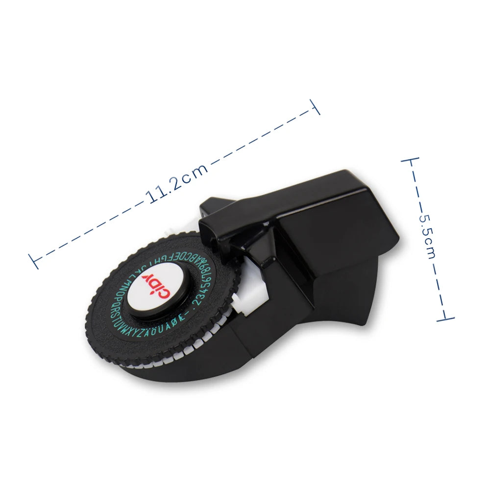 CIDY Mini Handheld Label Maker 3D Embossing Typewriter Machine Handheld Label Maker Richie's