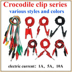 Banana Plug to Crocodile Clip Test Wire Set – Red & Black Test Lead Set Richie's