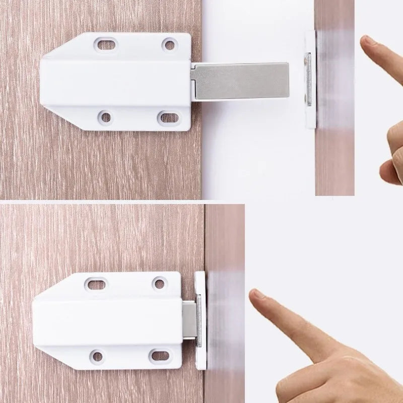 Magnetic Push-to-Open Cabinet Catch & Soft-Close Damper Cabinet Catch Hardware Richie's