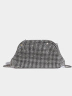 Luxury Rhinestone Cloud Clutch Bag – Glitter Evening Purse Evening Clutch Bag Richie's Silver