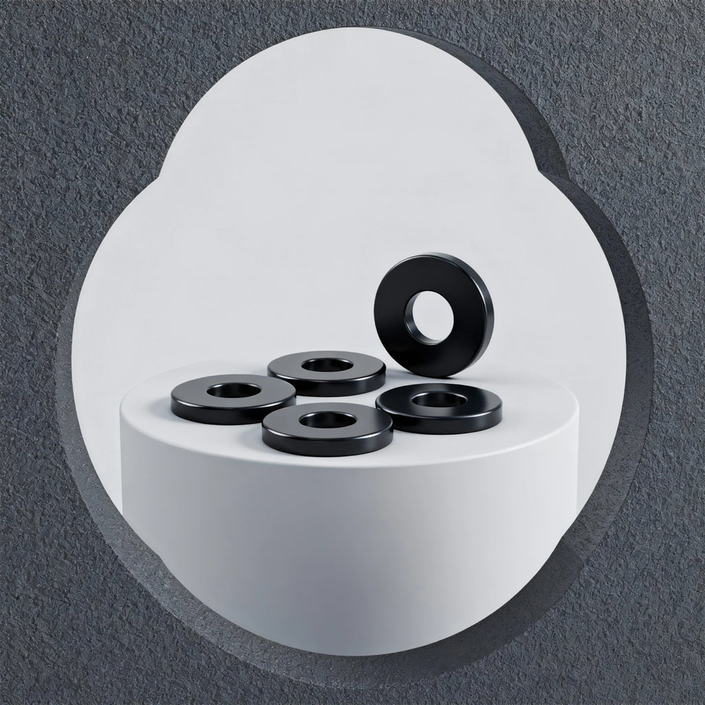 Rubber Flat Washer Gaskets M3–M9 NBR VMQ FKM EPDM Seals Rubber Washer Gasket Richie's