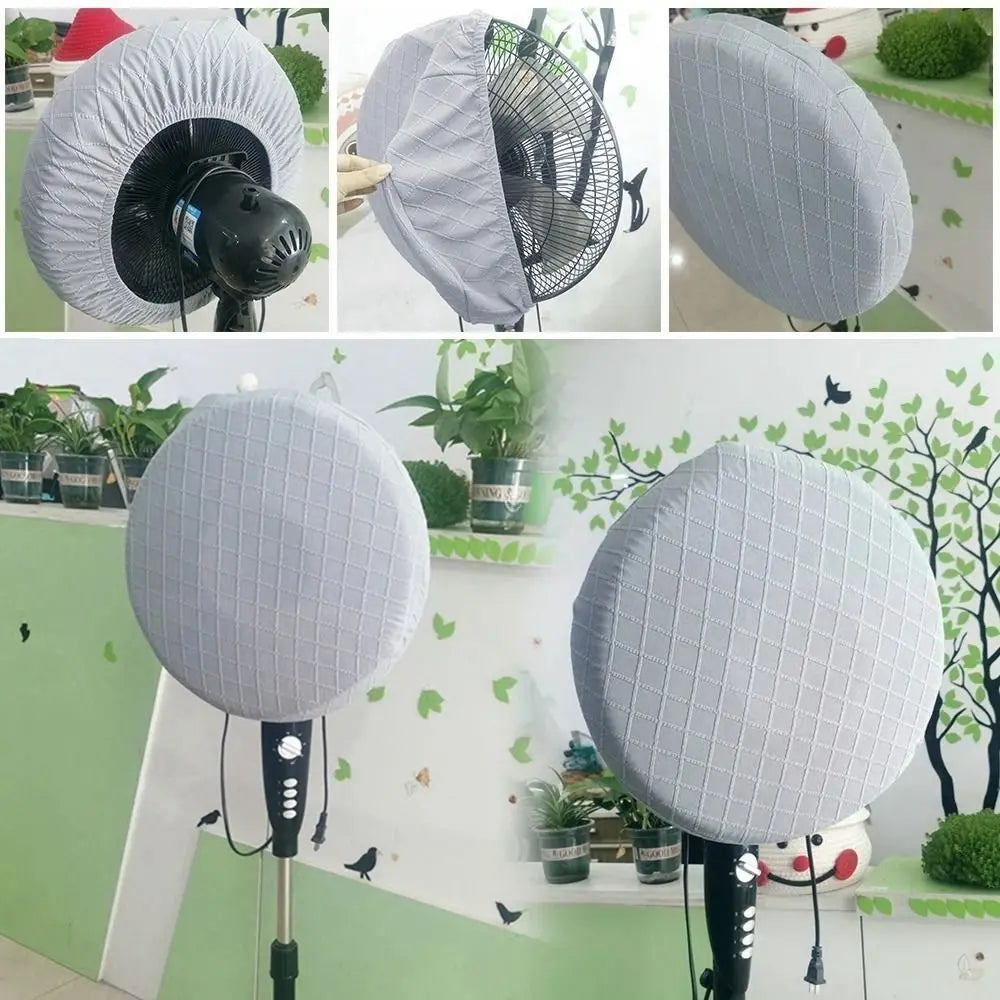 Elastic Fan Dust Cover – Universal Round Half-Wrap 40–46cm Fan Dust Cover Richie's