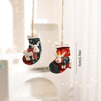 Resin Christmas Tree Ornaments – Santa & Snowman Pendants Christmas Ornaments Richie's 08