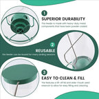 Squirrel-Proof Wild Bird Feeder – Large Capacity Hanging Wild Bird Feeder Richie's