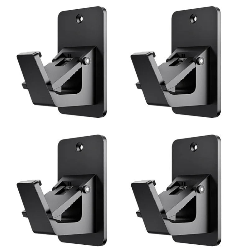 No-Drill Adhesive Curtain Rod Brackets – Heavy Duty Universal Curtain Rod Brackets Richie's 4pcs