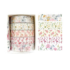 5 Rolls Spring Flower Washi Tape – Multicolor DIY Craft Set Decorative Washi Tape Richie's 1