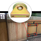 3" V-Groove Sliding Gate Wheel Heavy Duty Rigid Caster – V Track Gate Wheel Caster Richie's