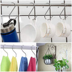 10pcs Stainless Steel S-Hooks for Kitchen, Bathroom & Home S-Shaped Hooks Richie's