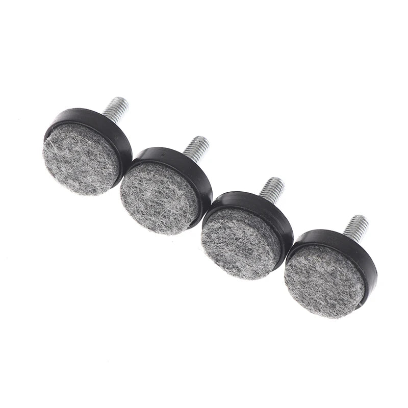 Adjustable Felt Furniture Leg Pads | M6 M8 Anti-Slip Screw Feet Furniture Leg Pads Richie's 4Pcs M6x20x20