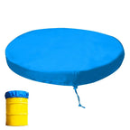 55 Gallon Drum Cover Waterproof Heavy Duty Barrel Lid Drum Barrel Cover Richie's Blue