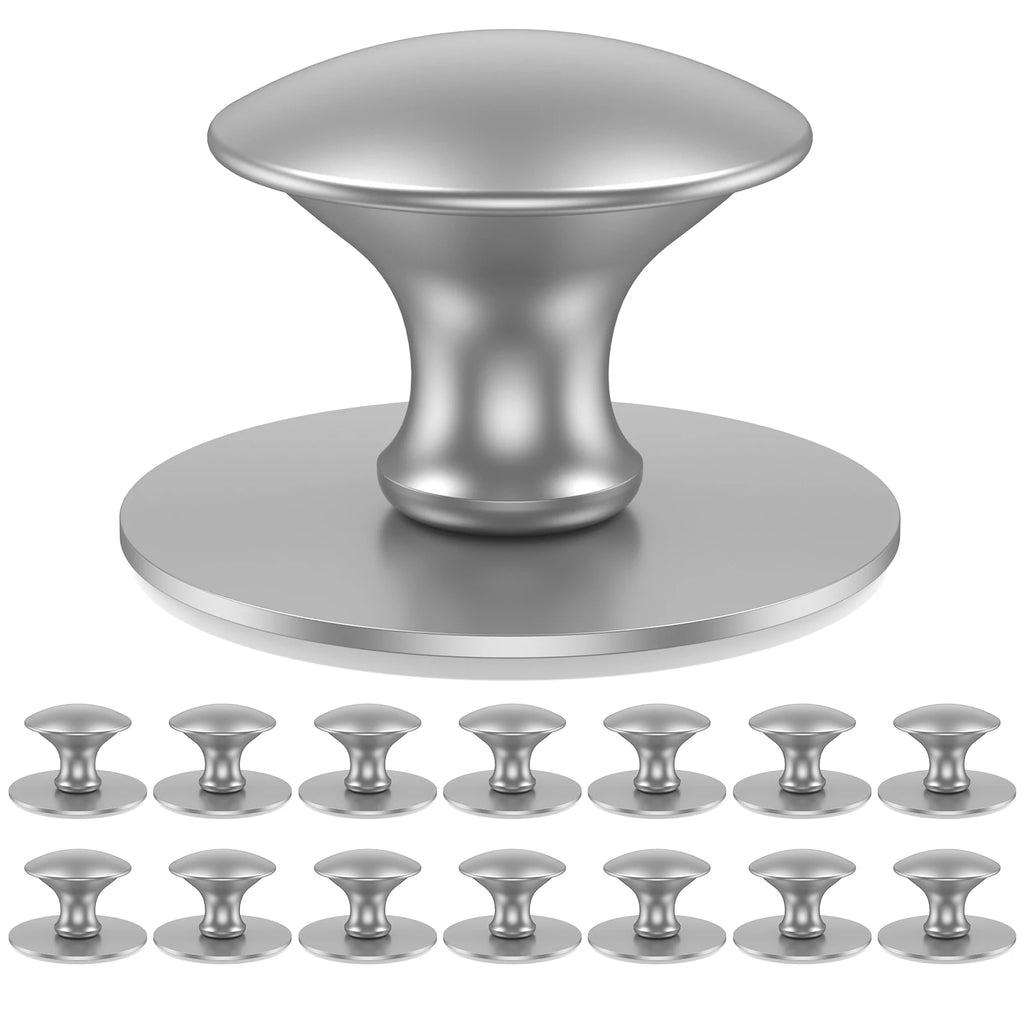 15-Pack Self-Adhesive Stainless Steel Cabinet Drawer Knobs 37mm Cabinet Drawer Knobs Richie's No-drilling handle silver 15PCS