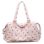 Strawberry Corduroy Travel Bag – Large Crossbody Duffel Travel Duffel Bag Richie's