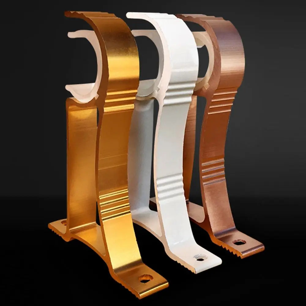 Aluminum Curtain Rod Bracket – Single & Double Hang Curtain Rod Bracket Richie's