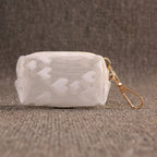 Lace Mesh Dog Poop Bag Dispenser Keychain with Carabiner Clip Dog Bag Dispenser Richie's 3