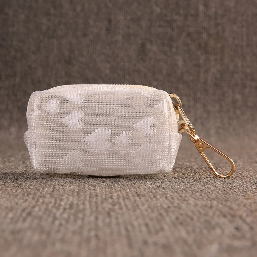 Lace Mesh Dog Poop Bag Dispenser Keychain with Carabiner Clip Dog Bag Dispenser Richie's 3