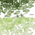 100pcs Acrylic Leaf Beads for DIY Jewelry Making & Crafts Craft Beads Richie's style2
