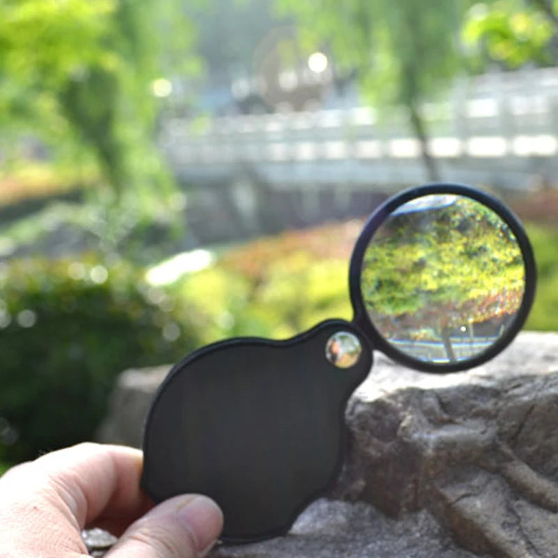 8X Folding Pocket Magnifier – 50mm Optical Glass Loupe Folding Loupe Magnifier Richie's