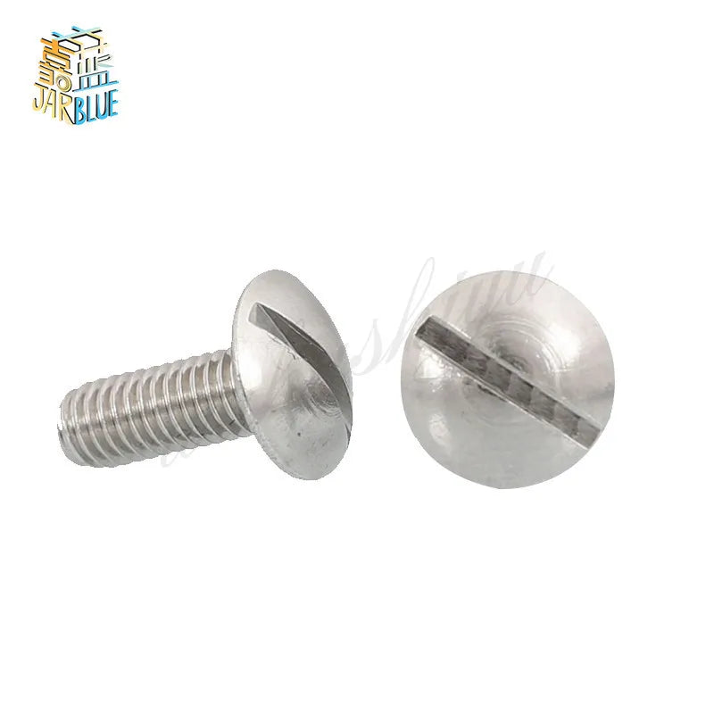 304 Stainless Steel Slotted Truss Round Head Screws M2–M6 GB947 Machine Screws Richie's