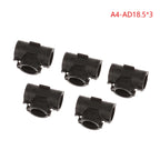 5Pcs T/Y-Shape Three-Way Corrugated Hose Wiring Connector Wiring Harness Connector Richie's A4