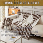 Reversible Chenille Sofa Cover – Non-Slip Scratch Proof Couch Shawl Sofa Cover Throw Richie's