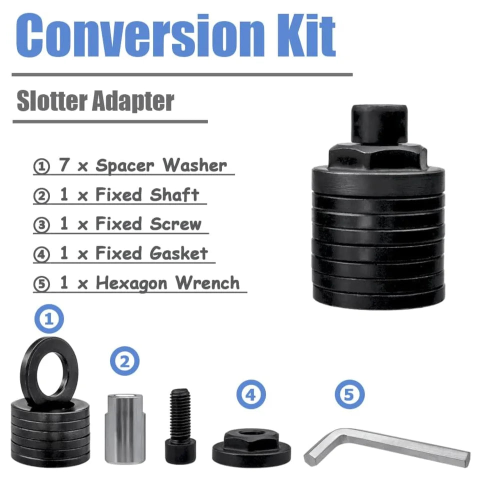 M10 Angle Grinder Grooving Adapter – Slotter Conversion Kit Grinder Adapter Kit Richie's