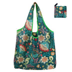 Reusable Foldable Tote Bag – Large Eco Grocery Shopping Bag Reusable Tote Bag Richie's Green color scheme
