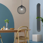 Globe Wire Lampshade Hollow Metal Pendant Light Cover – Black Pendant Lamp Shade Richie's