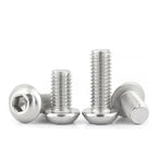 600Pcs M3 Stainless Steel Hex Socket Button Head Screws Nuts Kit Screw & Nut Kit Richie's