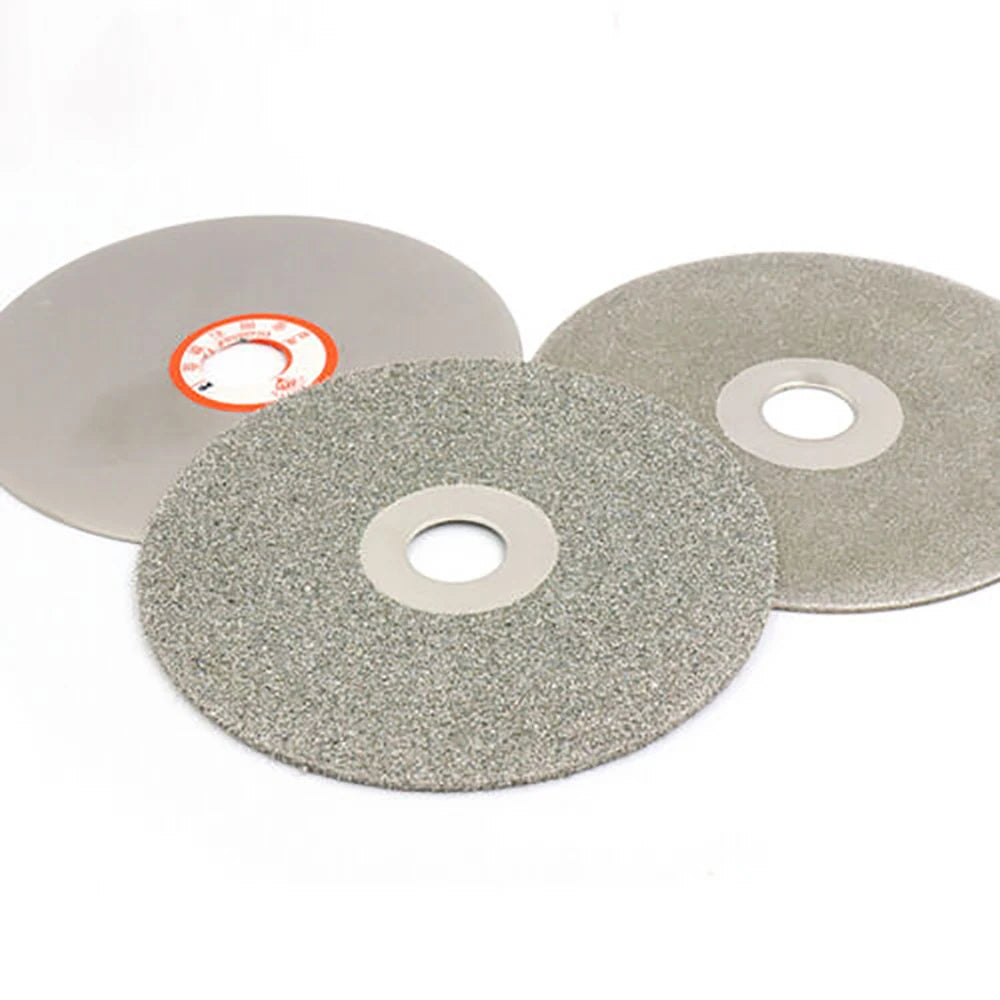 4" Diamond Flat Lap Wheel 36–3000 Grit Lapidary Grinding Disc Lapidary Grinding Disc Richie's