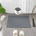Diatomite Bath Mat 40x60cm – Anti-Slip Super Absorbent Diatomite Bath Mat Richie's