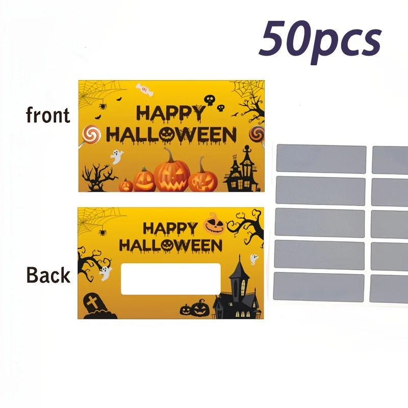 Halloween Scratch Cards Party Lottery Tickets – 30 or 50 Pack Party Scratch Cards Richie's 50 sheets