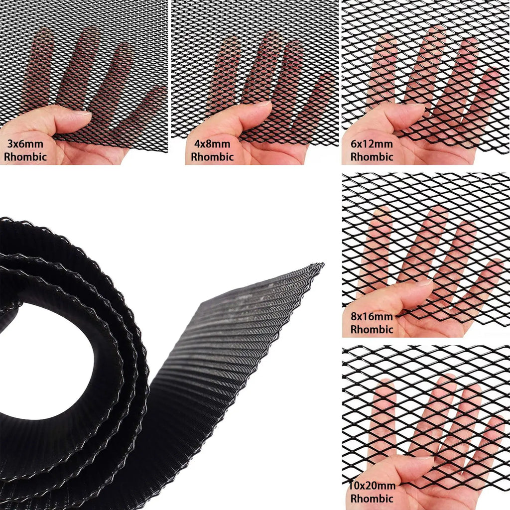 Aluminum Car Grille Mesh Roll 100x33cm – Trimmable Universal Fit Car Grille Mesh Richie's