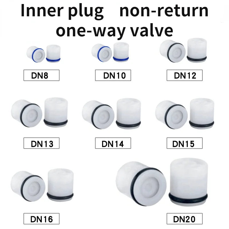 Plastic Spring Check Valve Core One-Way Non-Return 10 Pcs Check Valve Core Richie's