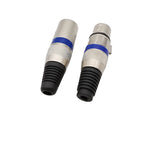 3-Pin XLR Male Female Connectors – Microphone Cable Plug Socket XLR Audio Connector Richie's