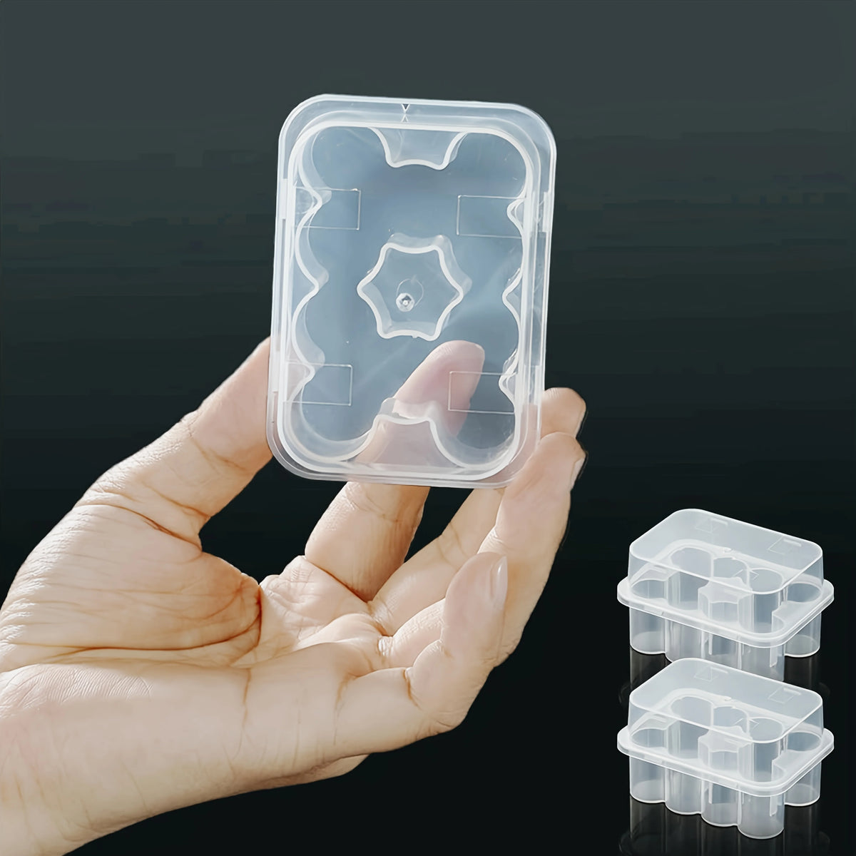 2-Pack Clear 3ml Vial Storage Case for Fridge – 20 Slots Vial Storage Case Richie's