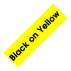MarkDomain Brother TZe Laminated Label Tape 6mm 9mm 12mm Label Maker Tape Richie's Black on Yellow 6mm