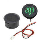 Round LED Digital Voltmeter DC 4-100V – Car Motorcycle Boat RV Digital Voltmeter Richie's Green