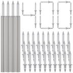 Double-Head Seamless Skirting Nails – Rust-Proof Metal Fixator Skirting Finishing Nails Richie's 4 Rods 400 nails