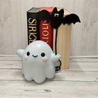 Halloween Ghost & Bat Resin Statue – Spooky Tabletop Decor Halloween Resin Statue Richie's