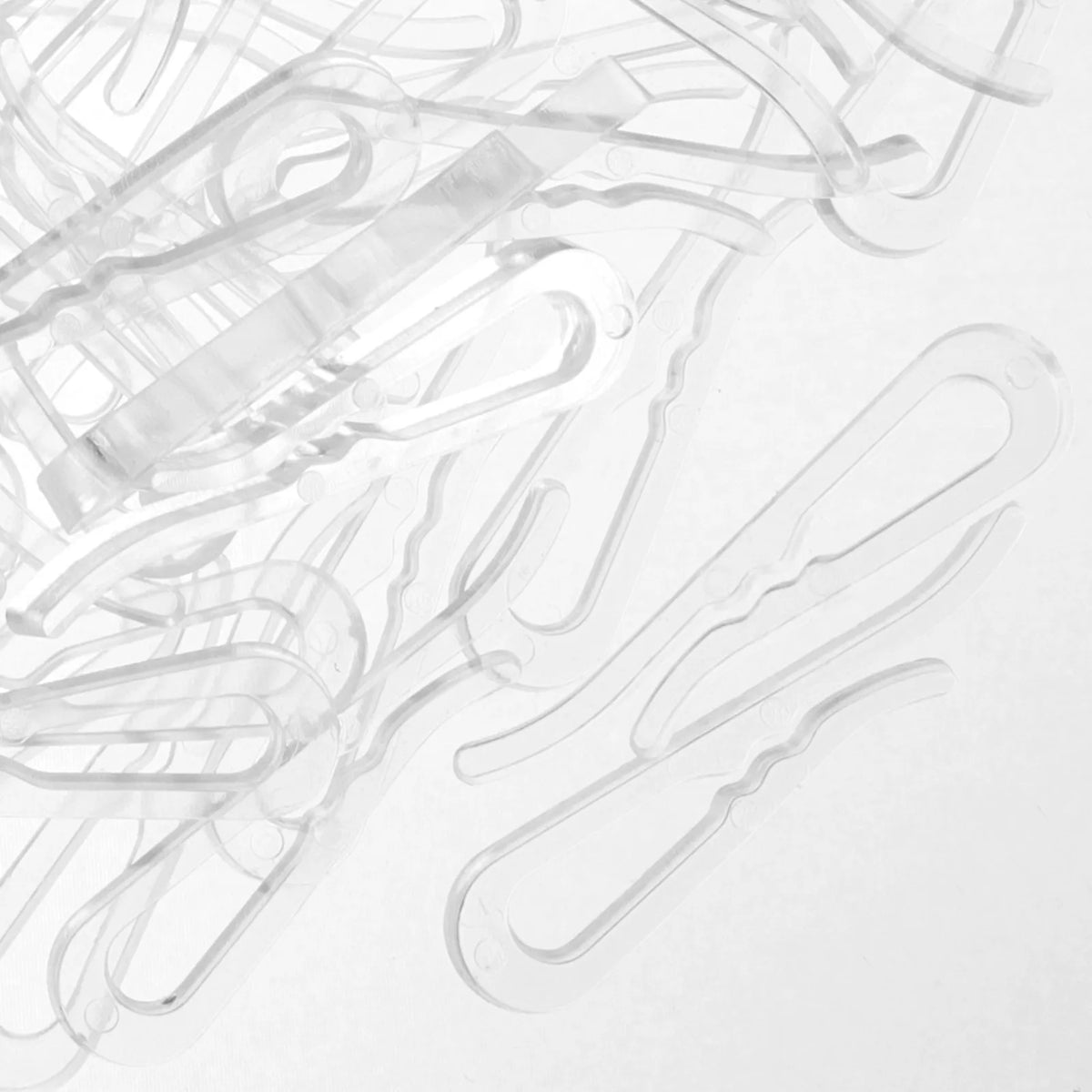 100Pcs Clear Plastic Clothespins – Rust-Resistant Laundry Clips Plastic Clothespins Richie's