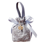 Christmas Candy Gift Bag – Fabric Drawstring Party Favor Bag Gift Favor Bag Richie's Blue