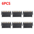 SATA 22-Pin Male to Female Power Data Adapter Converter SATA Cable Adapter Richie's 6PCS
